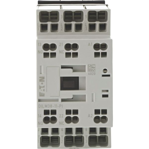 Contactor, 3 pole, 380 V 400 V 18.5 kW, 1 N/O, 1 NC, 24 V 50/60 Hz, AC operation, Push in terminals image 5