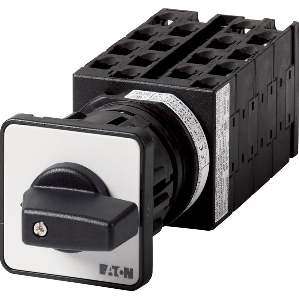 Step switches, T0, 20 A, centre mounting, 8 contact unit(s), Contacts: 15, 60 °, maintained, Without 0 (Off) position, 1-3, Design number 8484 image 5