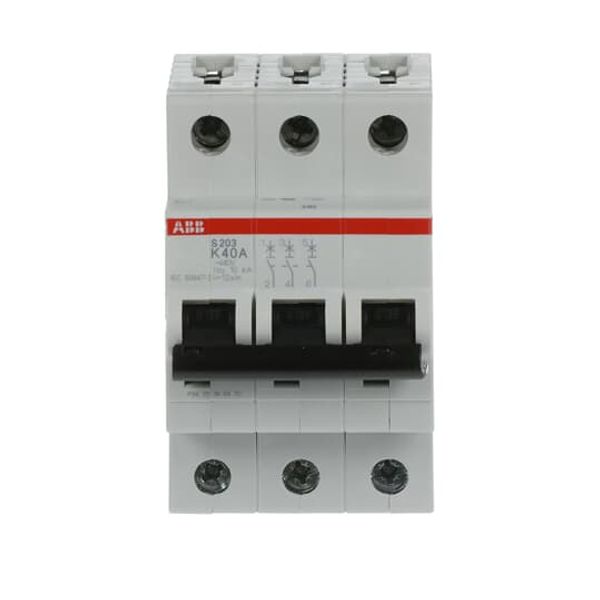 S203-K40 Miniature Circuit Breaker - 3P - K - 40 A image 5