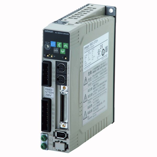 G-Series servo drive, 1~ 200 VAC, Analog/Pulse input type, 800 W R8DG1003H image 1