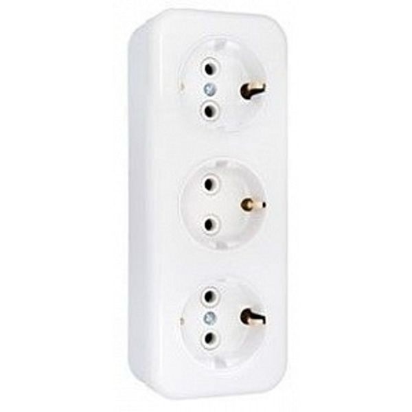 Socket 3v v/a a/z 16A white Vagner/ OKKO image 1