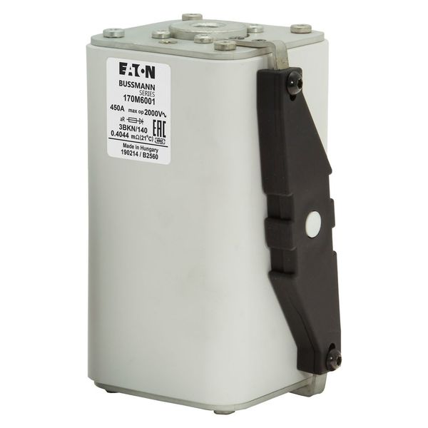 Fuse-link, high speed, 375 A, AC 3000 V, size 3, 75 x 96 x 166 mm, aR, IEC, single indicator image 7