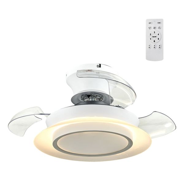 Villa LED Ceiling Fan 18W 2400Lm CCT Folding Blades image 1