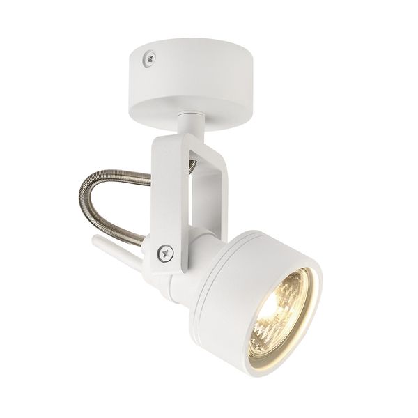 INDA Spot wall- & ceiling lamp, GU10, max. 50W, matt white image 1