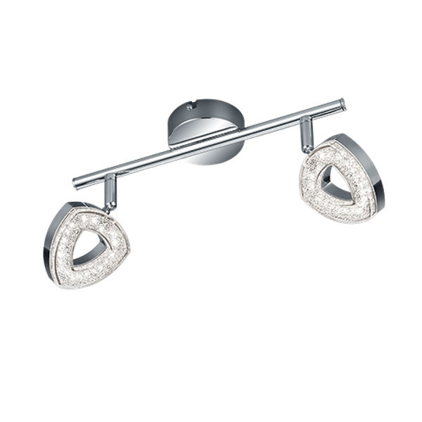 Tours LED spotlight 2-pc chrome image 1