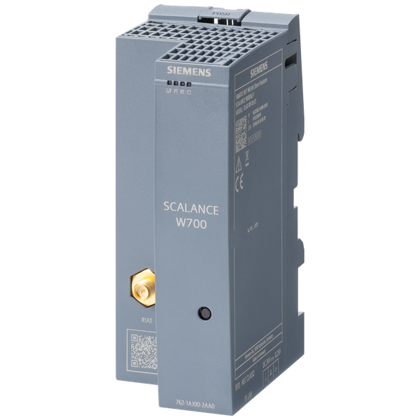 IWLAN Access Point, SCALANCE WAB762-1 1 radio, 1 R-SMA antenna port, IEEE 802.11ax, 2.4/5 GHz, gross data rate 601 Mbps, 1x RJ45 max. image 1