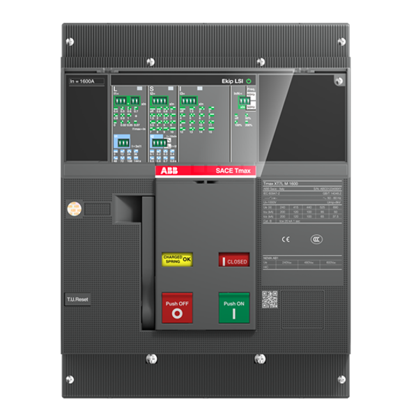 XT7X M 800 Ekip Dip LSIG In=800A 3 pole fixed execution front terminal image 1