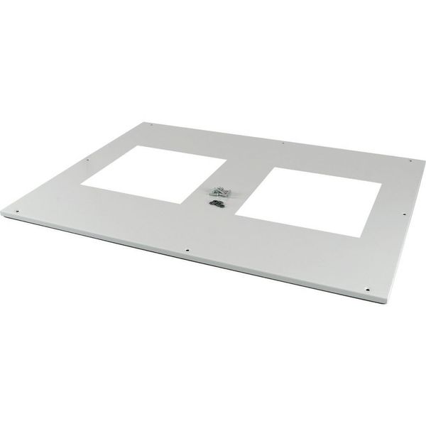 Top plate for OpenFrame, fan, W=1200mm, grey image 3