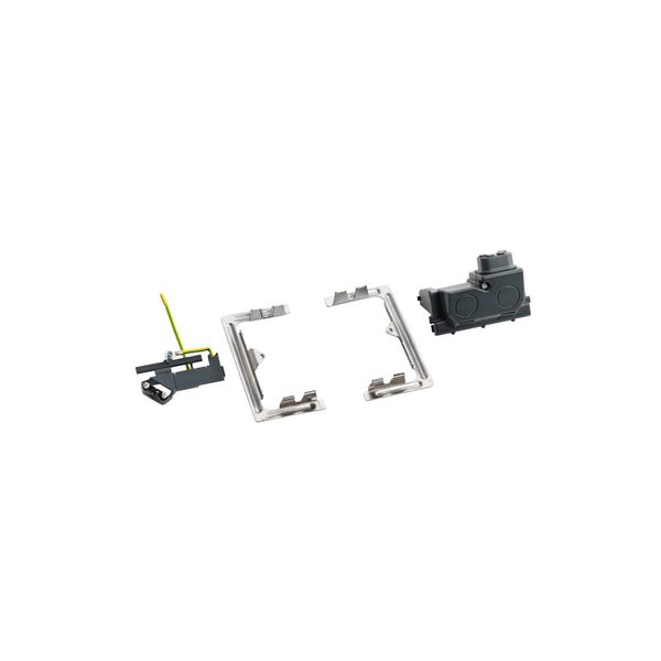 Installation kit for raised access floor or table top - 4 modules, Legrand image 2