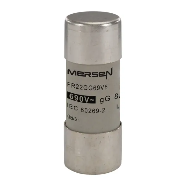 Cylindrical fuse-link gG 22x58 IEC 690VAC 8A image 2