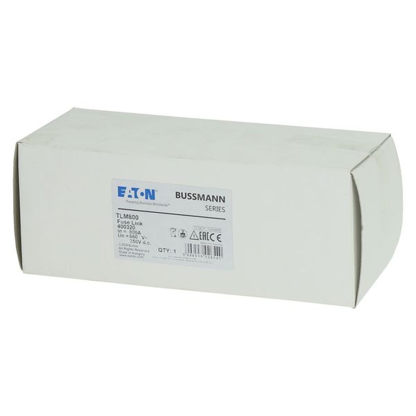 Fuse-link, low voltage, 710 A, AC 660 V, DC 350 V, BS88/C3, 83 x 210 mm, gL/gG, BS image 12