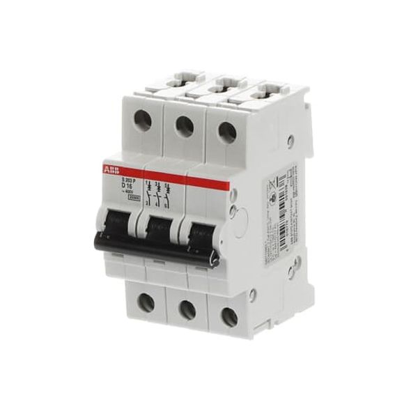 S203P-D16 Miniature Circuit Breaker - 3P - D - 16 A image 3