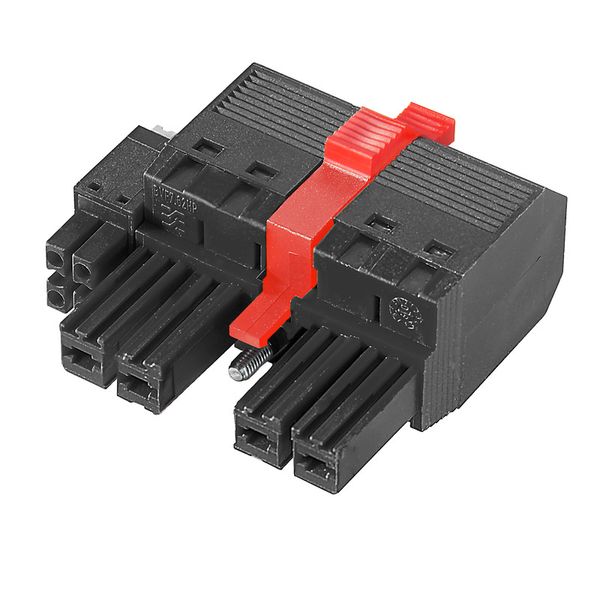 Hybrid connector (wire connection), 7.62 mm, Number of poles: 4, PUSH  image 1