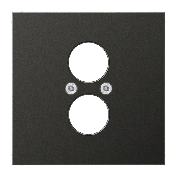 Centre plate for 2 loudsp. or BNC socket AL2962-2AN image 2