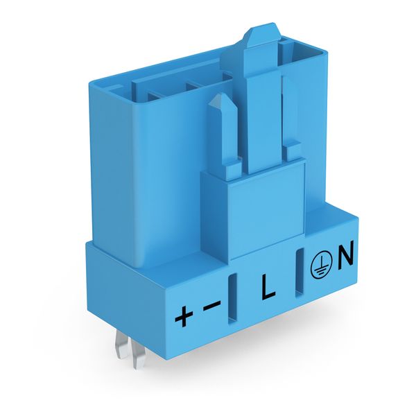 Plug for PCBs straight 5-pole blue image 1