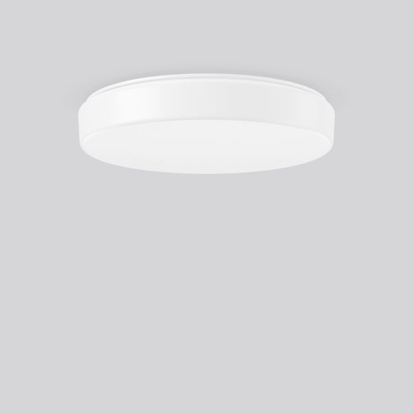 FLAT POLYMERO KREIS, 24 W, 2600 lm, 840, white, on/off Ceiling and wal image 1