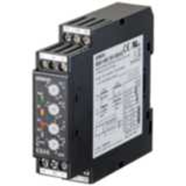 Monitoring relay 22.5mm wide, Single phase over or under current 0.1 t K8AK0010M image 1