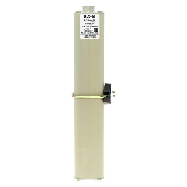 Fuse-link, high speed, 32 A, AC 6 kV, size 1, 65 x 70 x 300 mm, aR, IEC, with indicator image 14