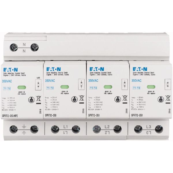 Combined arrester, transient voltage surge suppression T1&T2 image 4