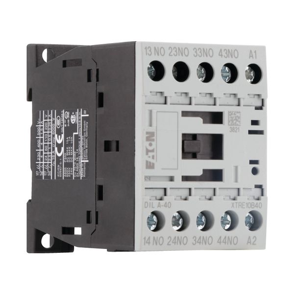Contactor relay, 110 V 50 Hz, 120 V 60 Hz, 4 N/O, Screw terminals, AC operation image 17