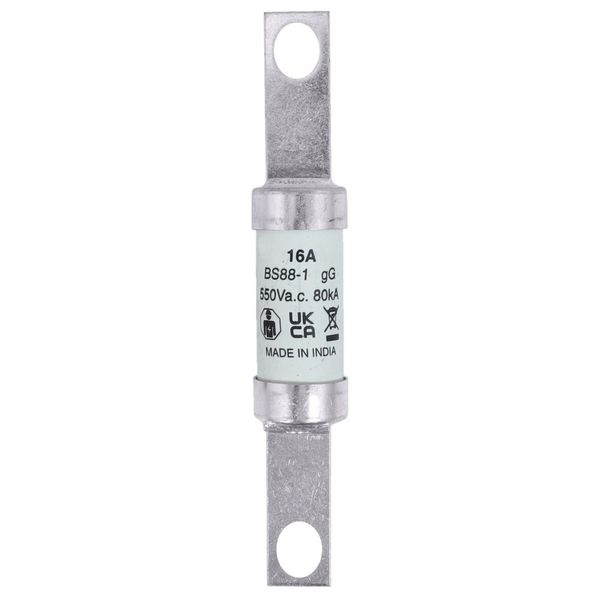 Fuse-link, low voltage, 16 A, AC 550 V, BS88, 21 x 129  mm, gL/gG, BS image 4