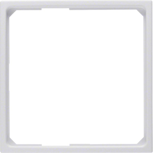 Adapter ring for centre plate 50 x 50 mm, S.1/B.3/B.7, p. white, matt, image 1