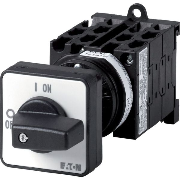 Reversing multi-speed switches, T0, 20 A, rear mounting, 5 contact unit(s), Contacts: 10, 60 °, maintained, With 0 (Off) position, 2-1-0-1-2, Design n image 5