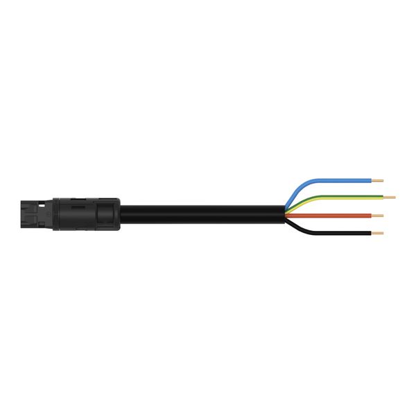 pre-assembled connecting cable Eca Plug/open-ended black image 2