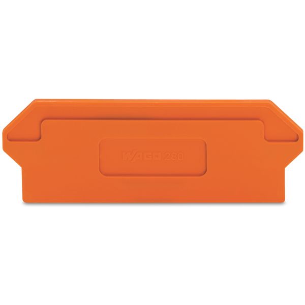 Separator plate 2 mm thick oversized orange image 1