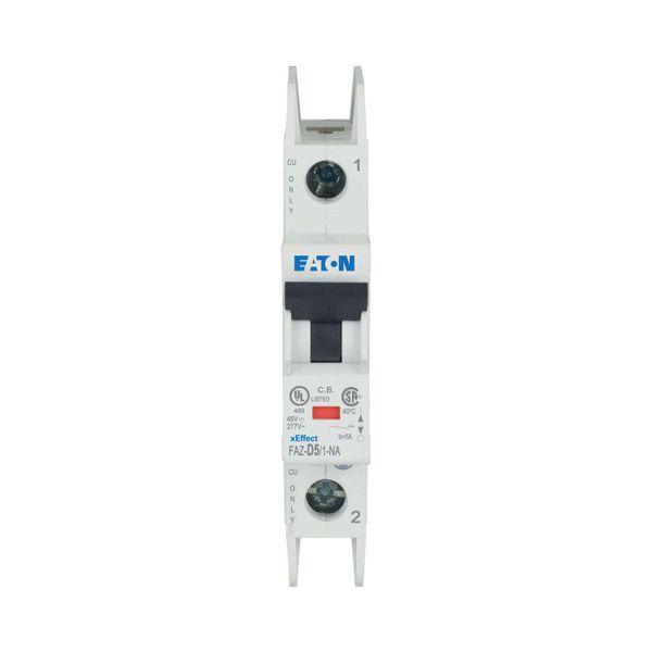 Miniature circuit breaker (MCB), 5 A, 1p, characteristic: D image 7