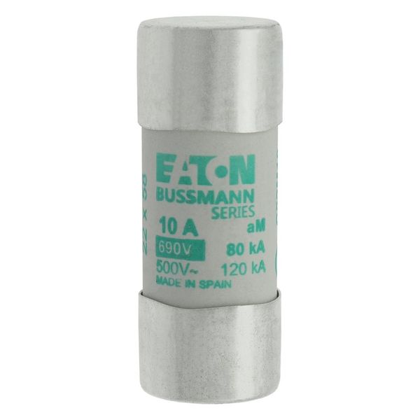 Fuse-link, LV, 10 A, AC 690 V, 22 x 58 mm, aM, IEC image 17