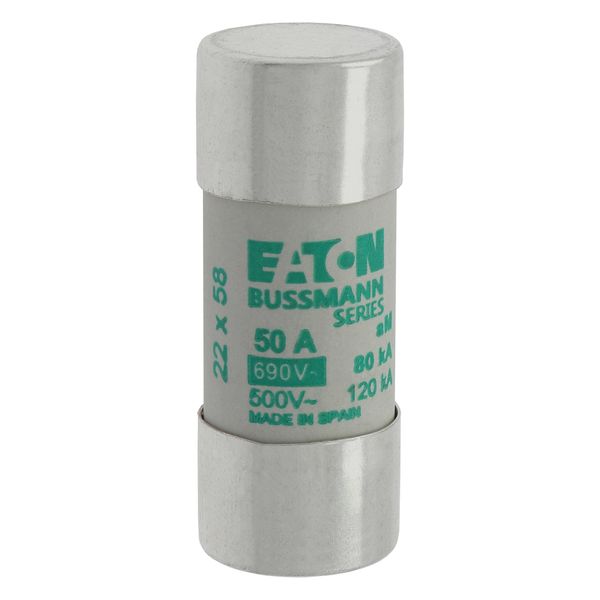 Fuse-link, LV, 50 A, AC 690 V, 22 x 58 mm, aM, IEC image 18