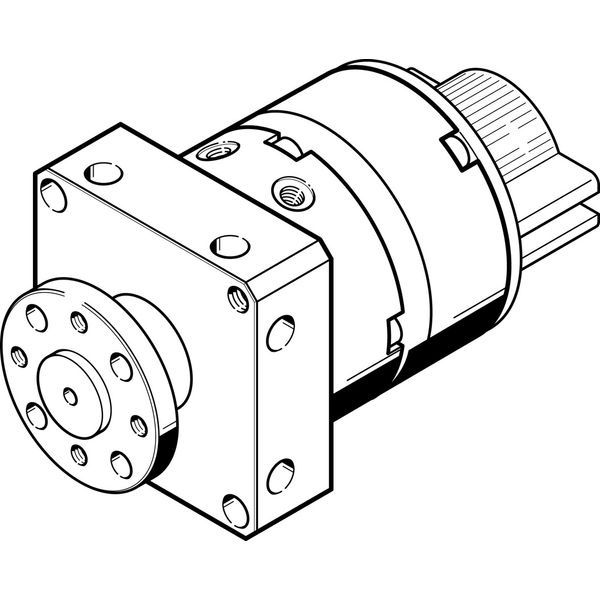 DSM-6-180-P-A-FF-FW Rotary actuator image 1