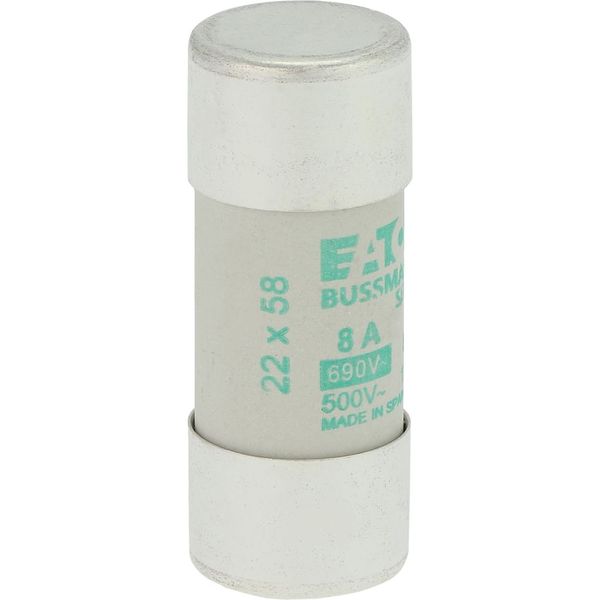 Fuse-link, LV, 8 A, AC 690 V, 22 x 58 mm, aM, IEC image 9