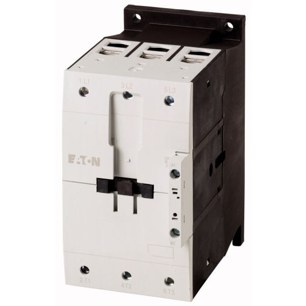 Contactor, 3 pole, 380 V 400 V 90 kW, RDC 24: 24 - 27 V DC, DC operation, Screw terminals image 1