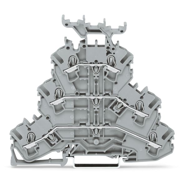 Triple-deck terminal block Through/through/through terminal block L/L/ image 1