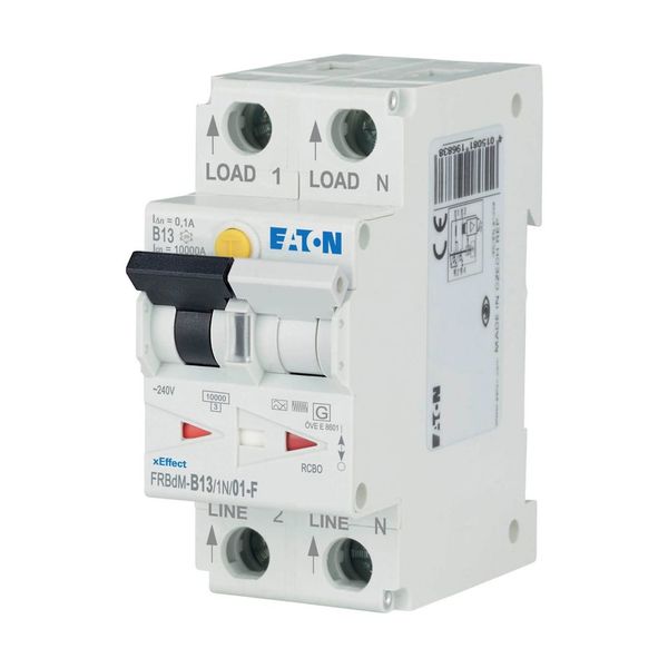 Digital RCD/MCB combination, 13 A, 100 mA, MCB trip characteristic: B, 1p+N, RCD trip characteristic: F image 9