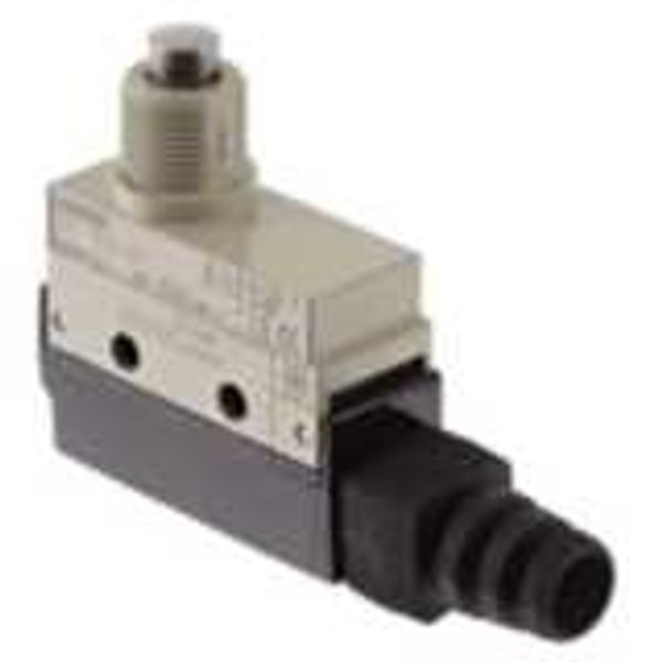 Subminature enclosed switch, plunger actuator, 0.1A micro load image 3