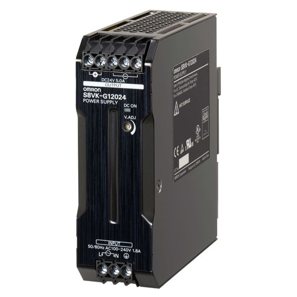 Coated version, Book type power supply, Pro, Single-phase, 120 W, 24VD image 1