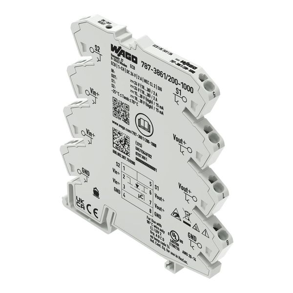 787-3861/200-1000 Electronic circuit breaker; 1-channel; 24 VDC input voltage image 1