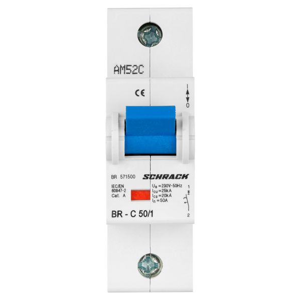 High Current Miniature Circuit Breaker C50/1 image 3