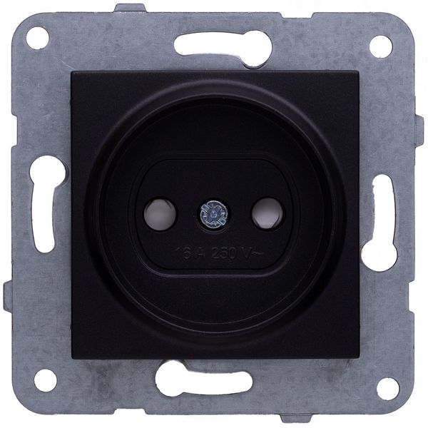 Panasonic Socket IP20 Black Novella image 1