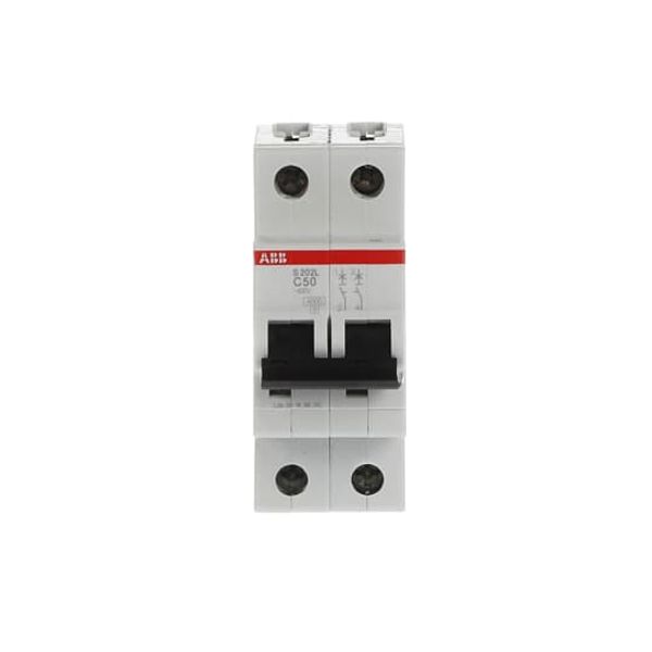 S202L-C50 Miniature Circuit Breaker - 2P - C - 50 A image 1