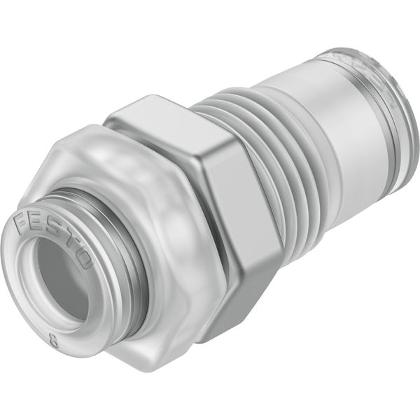 NPQP-H-Q8-E-FD Push-in bulkhead connector image 1