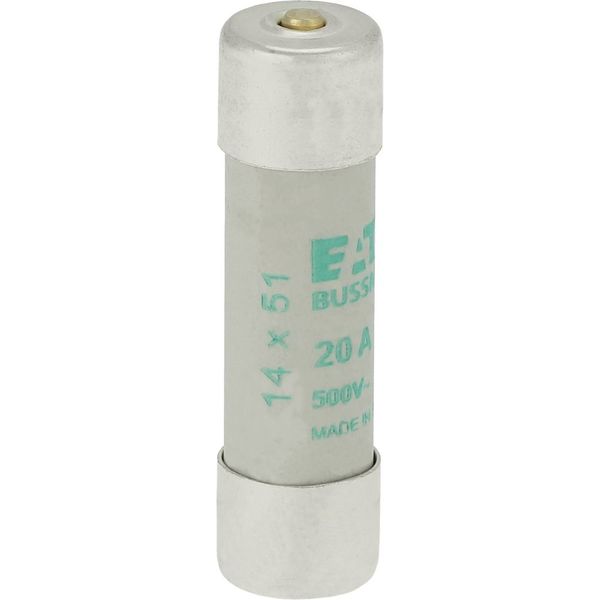 Fuse-link, LV, 20 A, AC 500 V, 14 x 51 mm, aM, IEC, with striker image 9