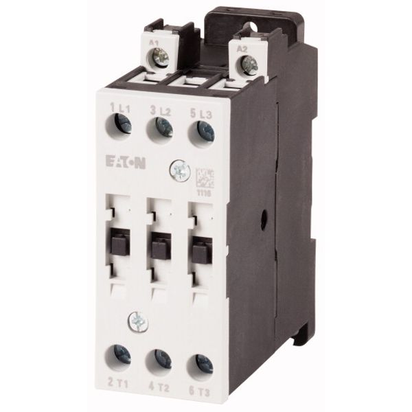 Power contactor, 3 pole, 380 V 400 V: 7.5 kW, 24 V 50/60 Hz, AC operation, Screw terminals image 1