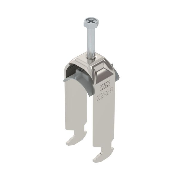 BS-H2-K-28 A2 Clamp clip 2056 double 22-28mm image 1
