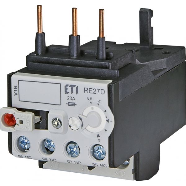 Thermal overload relay, RE27D-8,0 image 1