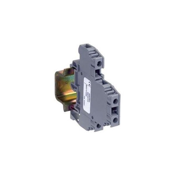 M4/9.PV165/110, SCREW CLAMP TERMINAL BLOCK, COMPONENT HOLDER, GREY, 9X65.5X52MM image 1