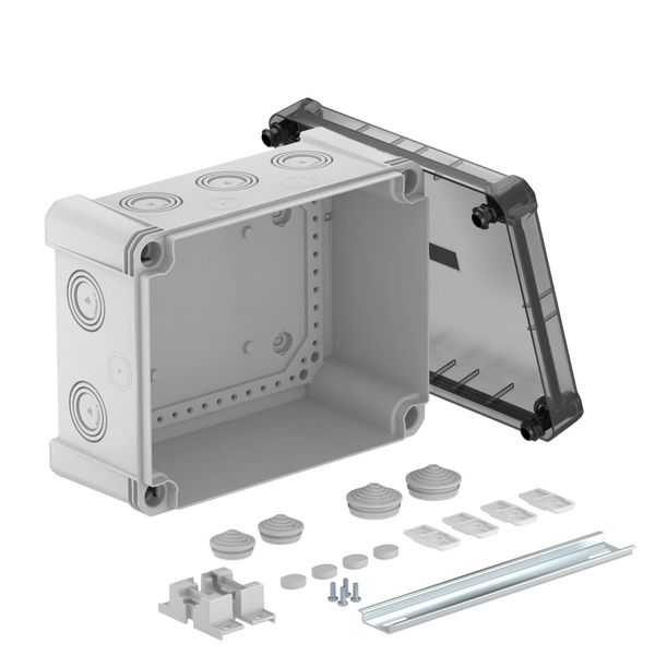 X16 R LGR-TR Junction box with tans. lid, rail 2069 240x191x125 image 1